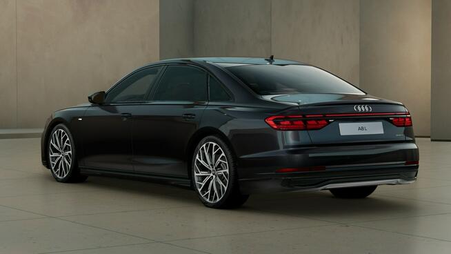 Audi A8 Lang_OśSkrętna_HeadUp_Masaże_Wentylacja_Webasto_B&O_HomeLink_S Line_FV