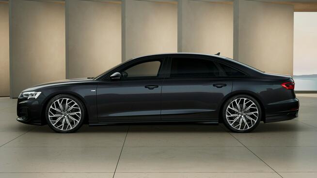 Audi A8 Lang_OśSkrętna_HeadUp_Masaże_Wentylacja_Webasto_B&O_HomeLink_S Line_FV