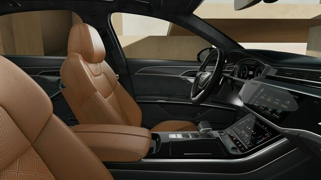 Audi A8 Lang_OśSkrętna_HeadUp_Masaże_Wentylacja_Webasto_B&O_HomeLink_S Line_FV