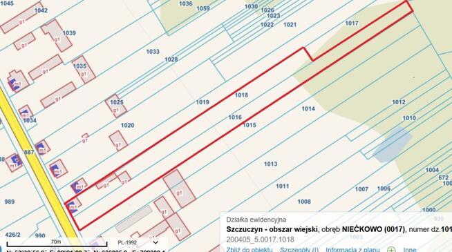 SIEDLISKO W NIEĆKOWIE GM. SZCZUCZYN