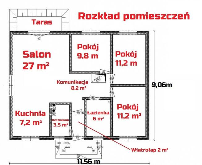Działka budowlana Zaborze gm. Chybie