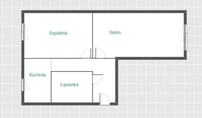 po remoncie - stan deweloperski, oddzielna kuchnia
