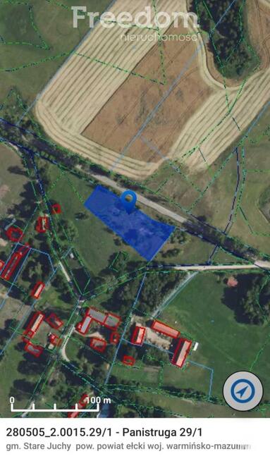 Działka rolno-budowlana z WZ na 3 domy | Panistrug