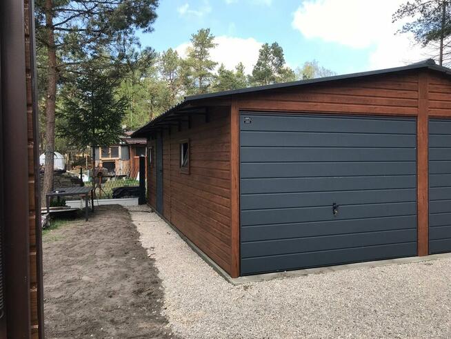 Garaże drewnopodobne 6m x 5m