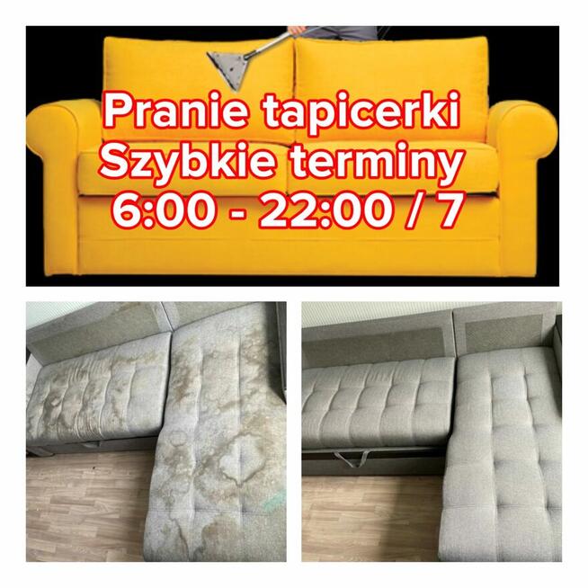 Pranie tapicerki meblowej oraz samochodowej