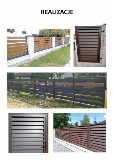 Furtka Bramka 150x100 Żaluzja płot ogrodzenie panel