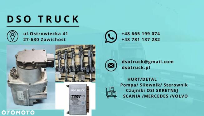 Silownik OSI SKRETNEJ SCANIA 2420898 2717017 3022856