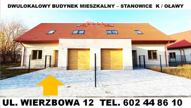 Mieszkanie z ogródkiem 4 pokoje Stanowice k/Oławy