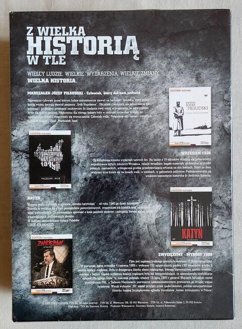 Z wielką historią w tle Pakiet 5 dvd zafoliowany