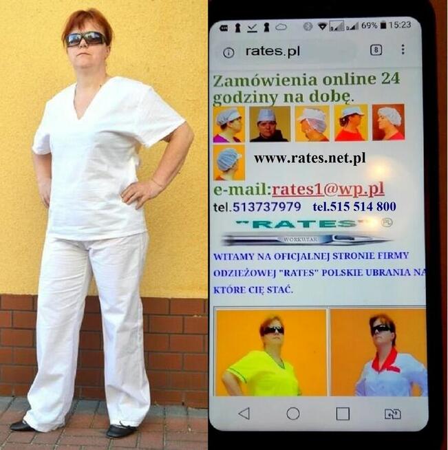 FARTUCHY Robocze Firmy RATES www.rates.pl