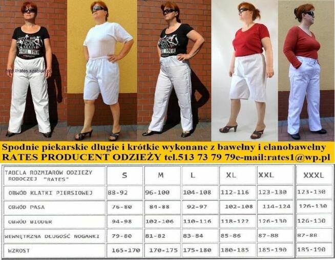 FARTUCHY Robocze Firmy RATES www.rates.pl