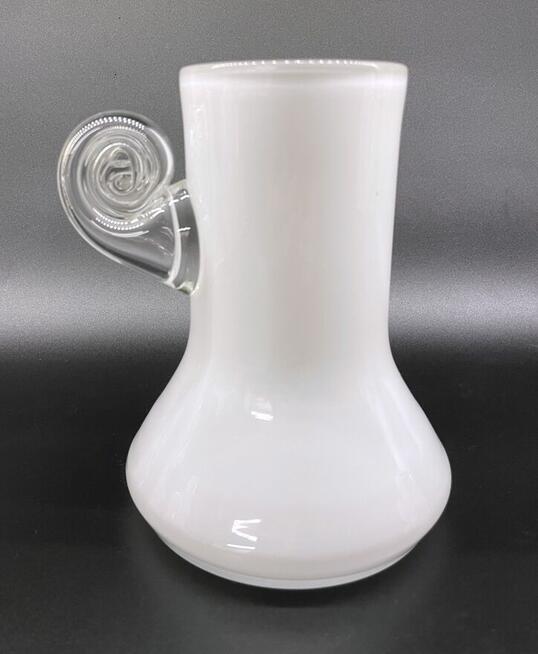 Zestaw 7 białych wazonów Maroka Krosno PRL