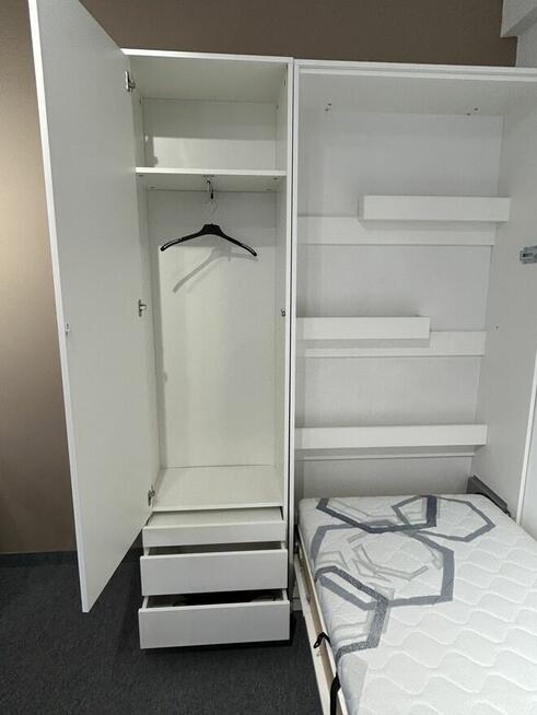 Zestaw: półkotapczan+szafa+materac