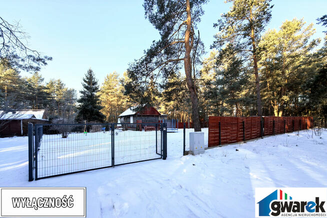 Działka z domkiem otoczona Lasem Przeń Bukowno