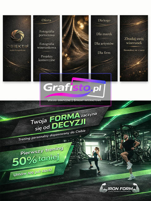 Grafika i strony WWW - szybko i estetycznie | Grafisto.pl