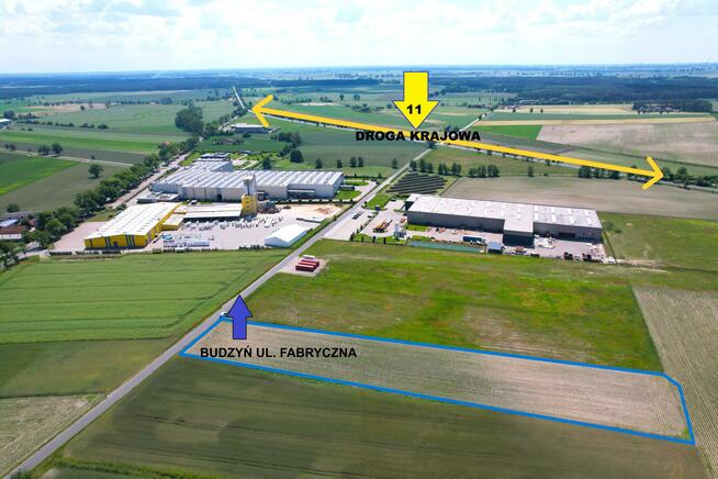 Działka przemysłowa Budzyń