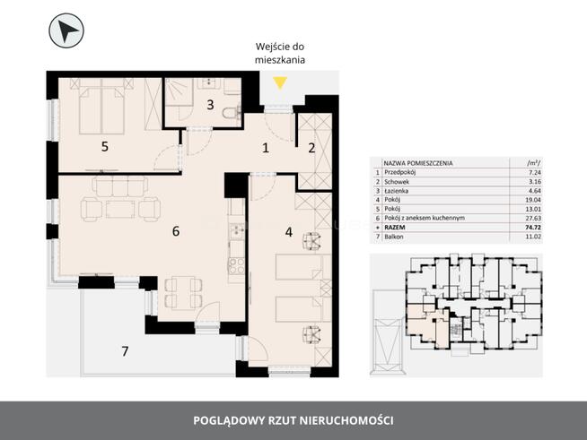 3 pokojowe mieszkanie z garażem w cenie Kołobrzeg