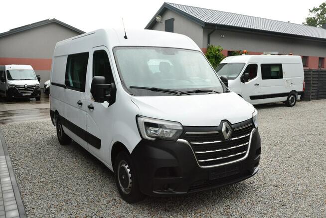 Renault Master średniak 7 osobowy brygadówka doka pełna opcja