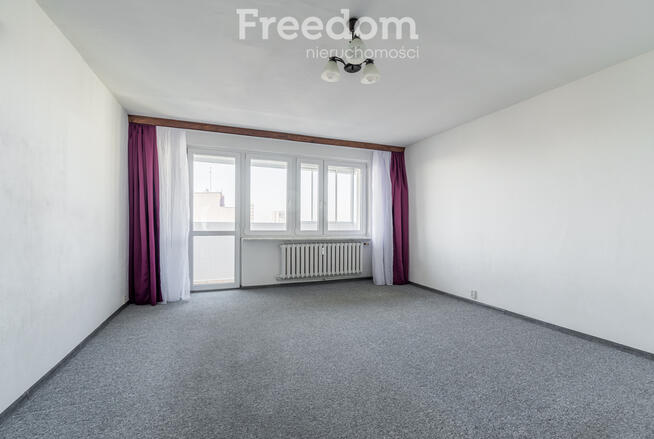 Mieszkanie z widokiem i potencjałem; balkon; metro