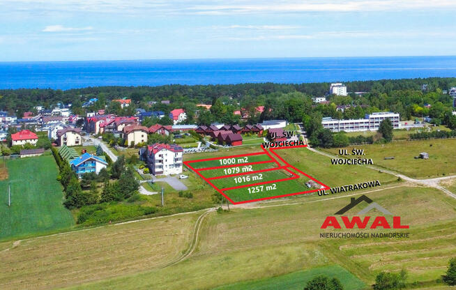 Działka budowlana Jastrzębia Góra gm. Władysławowo, Świętego Wojciecha