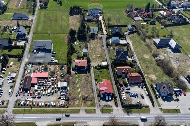 Działka usługowo-handlowa ruchliwa droga Jaworze