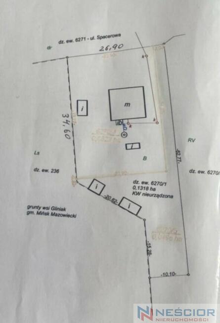 Działka inwestycyjna 1318 m2