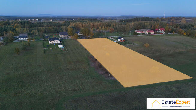 działka rolno budowlana 8700 m2 - Brudzów