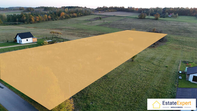 działka rolno budowlana 8700 m2 - Brudzów