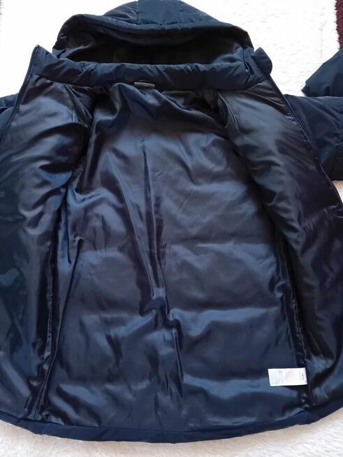 Kurtka puchowa zimowa z kapturem