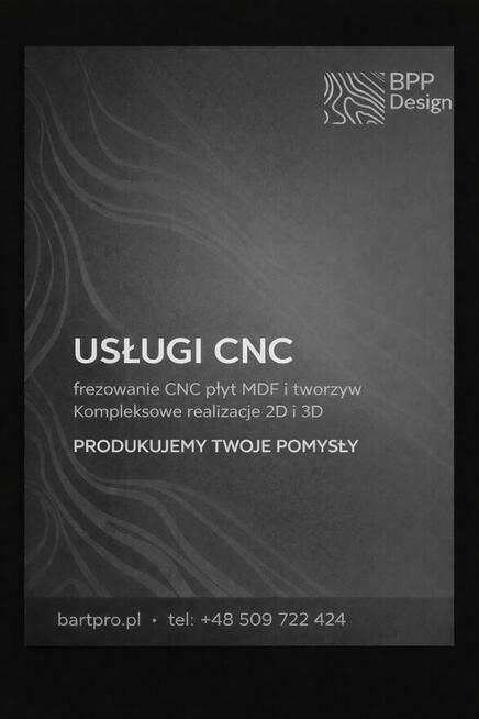 Kompleksowe usługi CNC 2D 3D STOLARZ