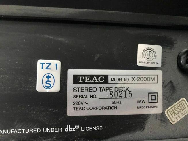 Teac X-2000M magnetofon