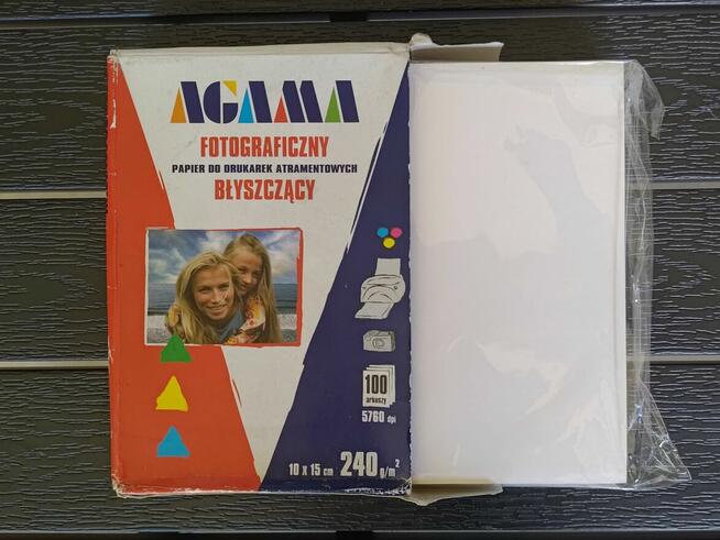 Papier fotograficzny 10x15 cm, 80 szt. + pocztówki 30 szt.