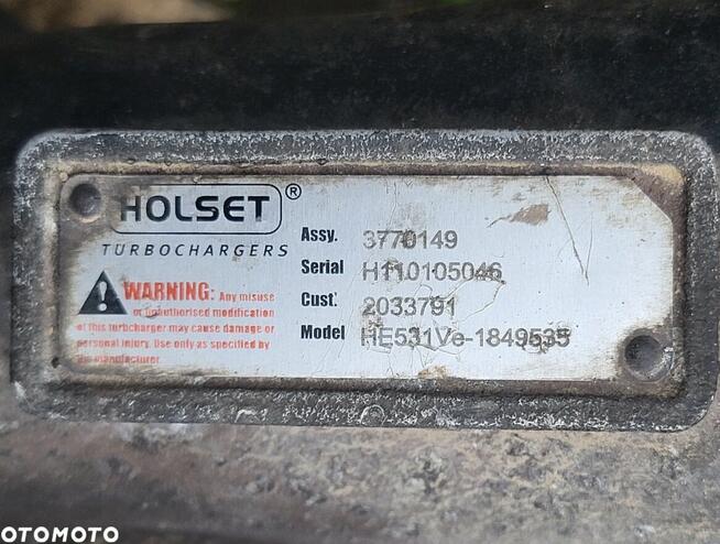 TURBOSPREZARKA SCANIA 3770149 TURBINA HOLSET VTG