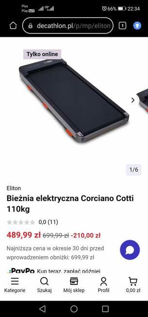 Bieżnia elektryczna sprzedam