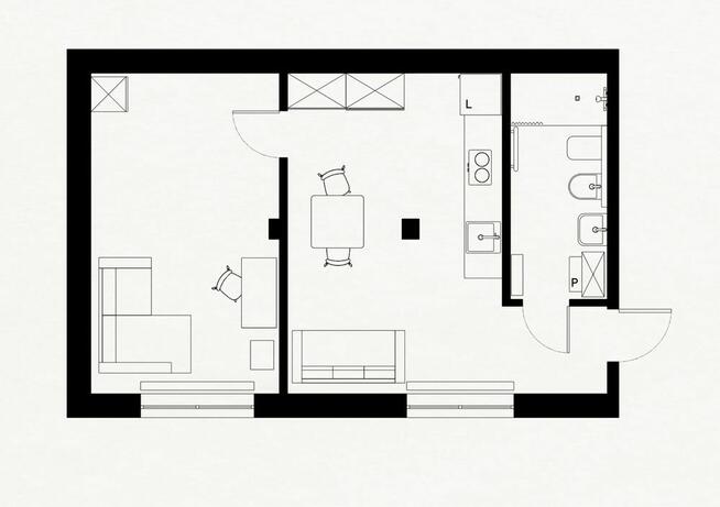 Wynajmę mieszkanie 2 pokojowe w Gdyni Orłowie