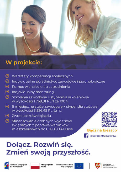 Bezpłatne kursy i staże zawodowe