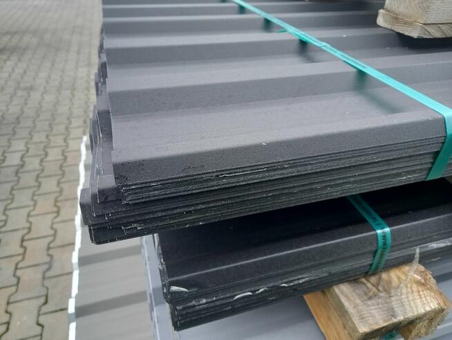 Blacha trapezowa T-18 grafit połysk / mat - promocyjna cena