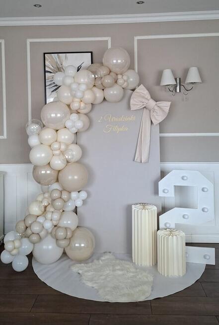 Dekoracje balonowe, girlandy, kwiaty giganty, balony z helem