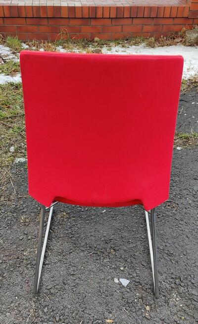 Fotel biurowy PROFI Arca czerwony, używany, FAKTURA VAT