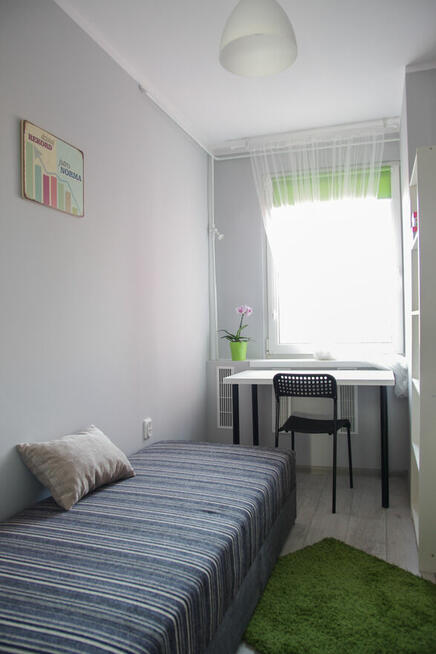 Pokój 1-osobowy | Wrocław – Balonowa | jasny, umeblowany