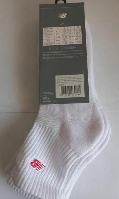 Skarpetki New Balance r 43-46, 3 sztuki