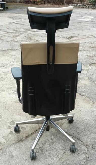 Fotel gabinetowy PROFIM 12SL,używany, skóra, FAKTURA VAT