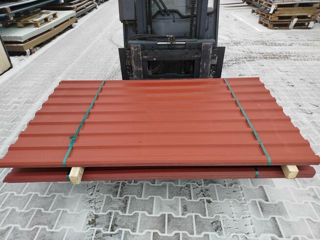 Blacha trapezowa T-18 – II gatunek czerwień mat