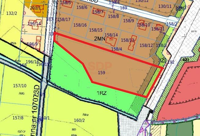 Działka budowlana Chrzanów gm. Kobierzyce, Szmaragdowa