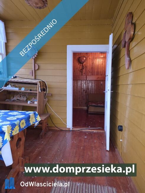 Działka częściowo budowlana, z domkiem, Przesieka