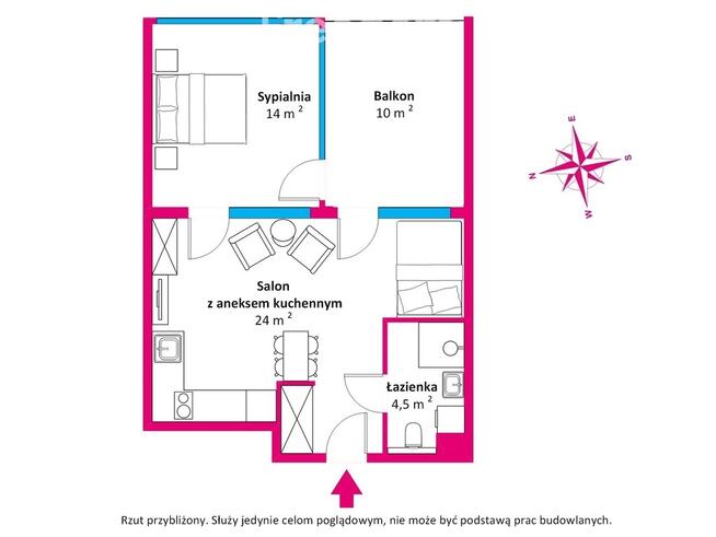 Apartament w Kołobrzegu + miejsce parkingowe