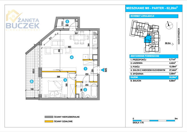 Mieszkanie Sochaczew, Stanisława Staszica