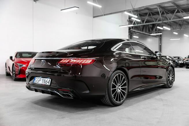 Mercedes S 560 560 4Matic Coupe. Salon Polska. Designo. AMG PLUS. Czerwień Rubinu.