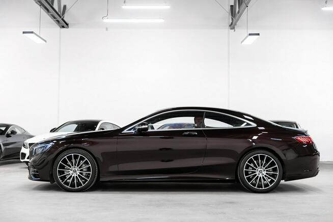 Mercedes S 560 560 4Matic Coupe. Salon Polska. Designo. AMG PLUS. Czerwień Rubinu.