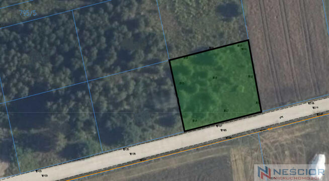 Działka budowlana 998 m2 -Nowe Iganie